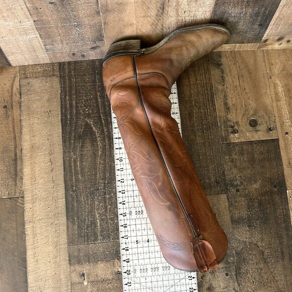 Olathe 6009 Vintage Tall Buckaroo Cowboy Boots Mens 9.5 D - Picture 7 of 12